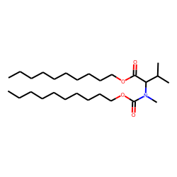 DL-Valine, N-methyl-N-decyloxycarbonyl-, decyl ester