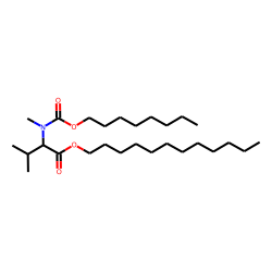 DL-Valine, N-methyl-N-octyloxycarbonyl-, dodecyl ester