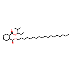 1,2-Cyclohexanedicarboxylic acid, 2-methylpent-3-yl octadecyl ester