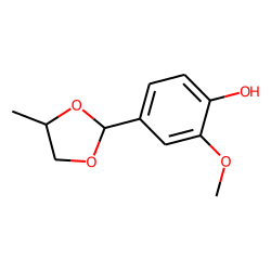 2-methoxy-4-(4-methyl-1,3-dioxolan-2-yl)phenol