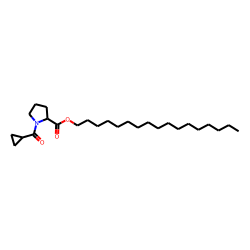 L-Proline, N-(cyclopropylcarbonyl)-, heptadecyl ester