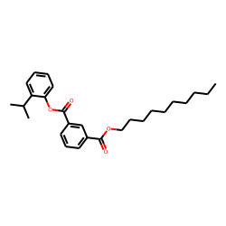 Isophthalic acid, decyl 2-isopropylphenyl ester