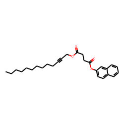 Succinic acid, tridec-2-yn-1-yl 2-naphthyl ester