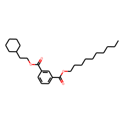 Isophthalic acid, 2-cyclohexylethyl decyl ester