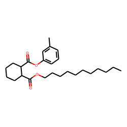1,2-Cyclohexanedicarboxylic acid, 3-methylphenyl undecyl ester