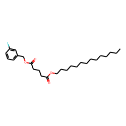 Glutaric acid, 3-fluorobenzyl tetradecyl ester