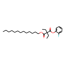 Diethylmalonic acid, 2-fluorophenyl tridecyl ester