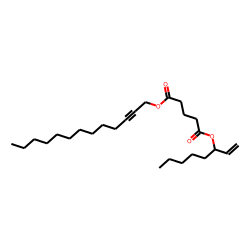 Glutaric acid, oct-1-en-3-yl tridec-2-yn-1-yl ester