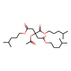 1,2,3-Propanetricarboxylic acid, 2-acetoxy-, tri(4-methylpentyl) ester