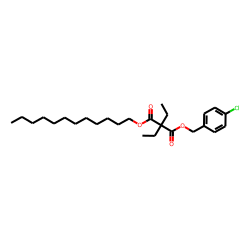 Diethylmalonic acid, 4-chlorobenzyl dodecyl ester