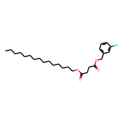 Succinic acid, 3-chlorobenzyl pentadecyl ester