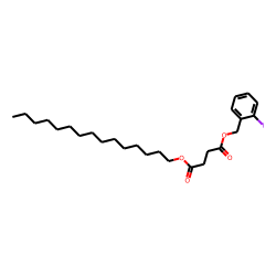 Succinic acid, 2-iodobenzyl pentadecyl ester