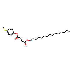 Succinic acid, 4-methylthiophenyl pentadecyl ester