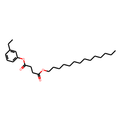 Succinic acid, 3-ethylphenyl tetradecyl ester