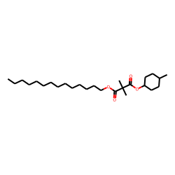 Dimethylmalonic acid, cis-4-methylcyclohexyl tetradecyl ester