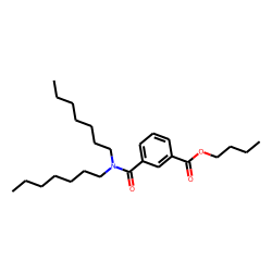 Isophthalic acid, monoamide, N,N-diheptyl-, butyl ester