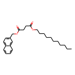 Succinic acid, 2-naphthylmethyl undecyl ester