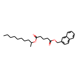 Glutaric acid, dec-2-yl (2-naphthyl)methyl ester