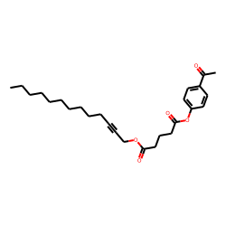 Glutaric acid, tridec-2-yn-1-yl 4-acetylphenyl ester