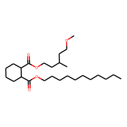 1,2-Cyclohexanedicarboxylic acid, 5-methoxy-3-methylpentyl undecyl ester