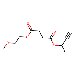 Succinic acid, but-3-yn-2-yl 2-methoxyethyl ester