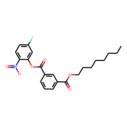 Isophthalic acid, 2-nitro-5-fluorophenyl octyl ester
