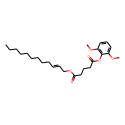 Glutaric acid, dodec-2-en-1-yl 2,6-dimethoxyphenyl ester