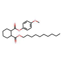 1,2-Cyclohexanedicarboxylic acid, decyl 4-methoxyphenyl ester