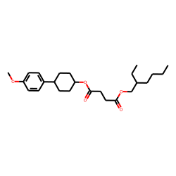 Succinic acid, 2-ethylhexyl 4-(4-methoxyphenyl)cyclohexyl ester
