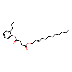 Succinic acid, dodec-2-en-1-yl 2-propylphenyl ester