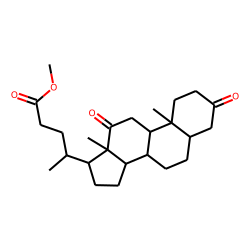 Cholan-24-oic acid, 3,12-dioxo-, methyl ester, (5«alpha»)-