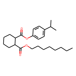 1,2-Cyclohexanedicarboxylic acid, 4-isopropylphenyl octyl ester