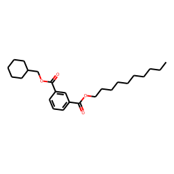 Isophthalic acid, cyclohexylmethyl decyl ester