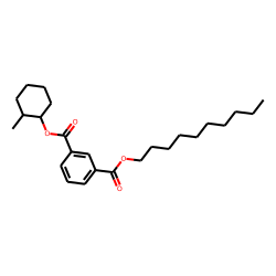 Isophthalic acid, decyl 2-methylcyclohexyl ester