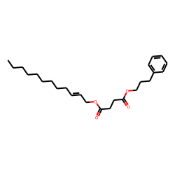 Succinic acid, dodec-2-en-1-yl 3-phenylpropyl ester