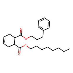 cis-Cyclohex-4-en-1,2-dicarboxylic acid, octyl 3-phenylpropyl ester