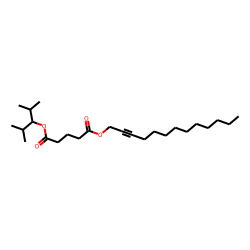 Glutaric acid, tridec-2-yn-1-yl 2,4-dimethylpent-3-yl ester