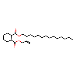 1,2-Cyclohexanedicarboxylic acid, allyl tetradecyl ester