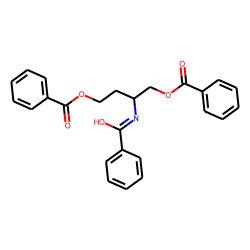 L (-)-2-benzoylamino-1,4-butanediol dibenzoate