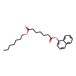 Pimelic acid, heptyl 1-naphthyl ester