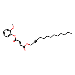 Fumaric acid, 2-methoxyphenyl tridec-2-yn-1-yl ester