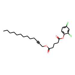 Glutaric acid, tridec-2-yn-1-yl 2,4-dichlorophenyl ester