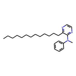 2-(N-methylanilino)-3-tridecyl pyrazine