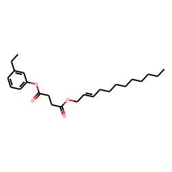 Succinic acid, dodec-2-en-1-yl 3-ethylphenyl ester
