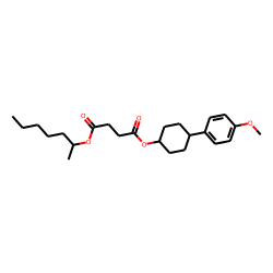 Succinic acid, hept-2-yl 4-(4-methoxyphenyl)cyclohexyl ester