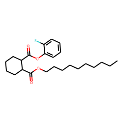 1,2-Cyclohexanedicarboxylic acid, 2-fluorophenyl decyl ester