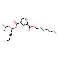 Isophthalic acid, heptyl 2-methyloct-5-yn-4-yl ester