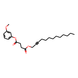 Succinic acid, tridec-2-yn-1-yl 3-methoxyphenyl ester