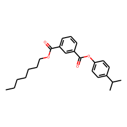 Isophthalic acid, heptyl 4-isopropylphenyl ester