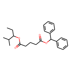 Glutaric acid, 2-methylpent-3-yl diphenylmethyl ester